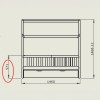 Παιδικό κρεβάτι Bendina τ. Montessori με συρτάρι pakoworld ξύλο πεύκου σε λευκή απόχρωση 70x140εκ
