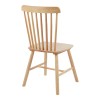Καρέκλα Bristol pakoworld rubberwood σε φυσική απόχρωση 45x51x86εκ