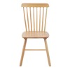 Καρέκλα Bristol pakoworld rubberwood σε φυσική απόχρωση 45x51x86εκ