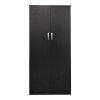 Ντουλάπα δίφυλλη Athos pakoworld σε wenge απόχρωση 80x42x180εκ