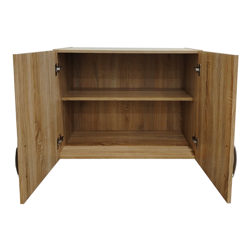Πατάρι ντουλάπας δίφυλλο Athos pakoworld σε sonoma απόχρωση 80x42x60εκ