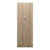 Ντουλάπα δίφυλλη Athos pakoworld σε sonoma απόχρωση 60x42x180εκ