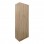 Ντουλάπα δίφυλλη Athos pakoworld σε sonoma απόχρωση 60x42x180εκ