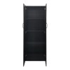 Ντουλάπα δίφυλλη Athos pakoworld σε wenge απόχρωση 60x42x180εκ