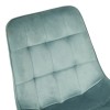 Καρέκλα Berne pakoworld βελούδο σε φυστικί απόχρωση 53x62x84εκ