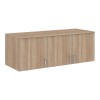 Πατάρι ντουλάπας Royal pakoworld τρίφυλλο sonoma 150x58x53εκ