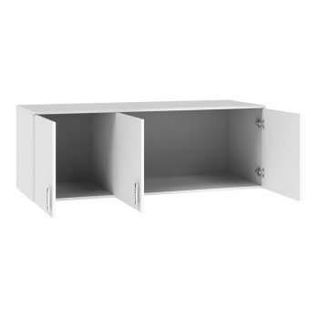 Πατάρι ντουλάπας Royal pakoworld τρίφυλλο λευκό 150x58x53εκ