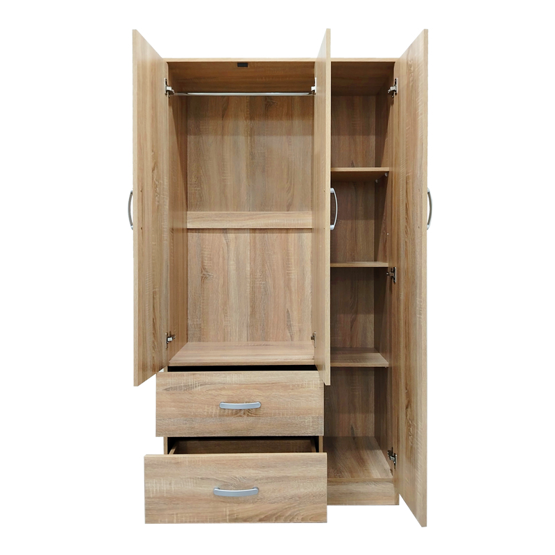 Ντουλάπα πεντάφυλλη Athos I pakoworld sonoma 170x42x180εκ