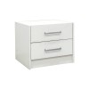 Σετ Κρεβατοκάμαρας Olympus White με Κρεβάτι 140x200εκ Σετ 3τεμ