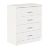 Σετ Κρεβατοκάμαρας Olympus White με Κρεβάτι 140x200εκ Σετ 4τεμ