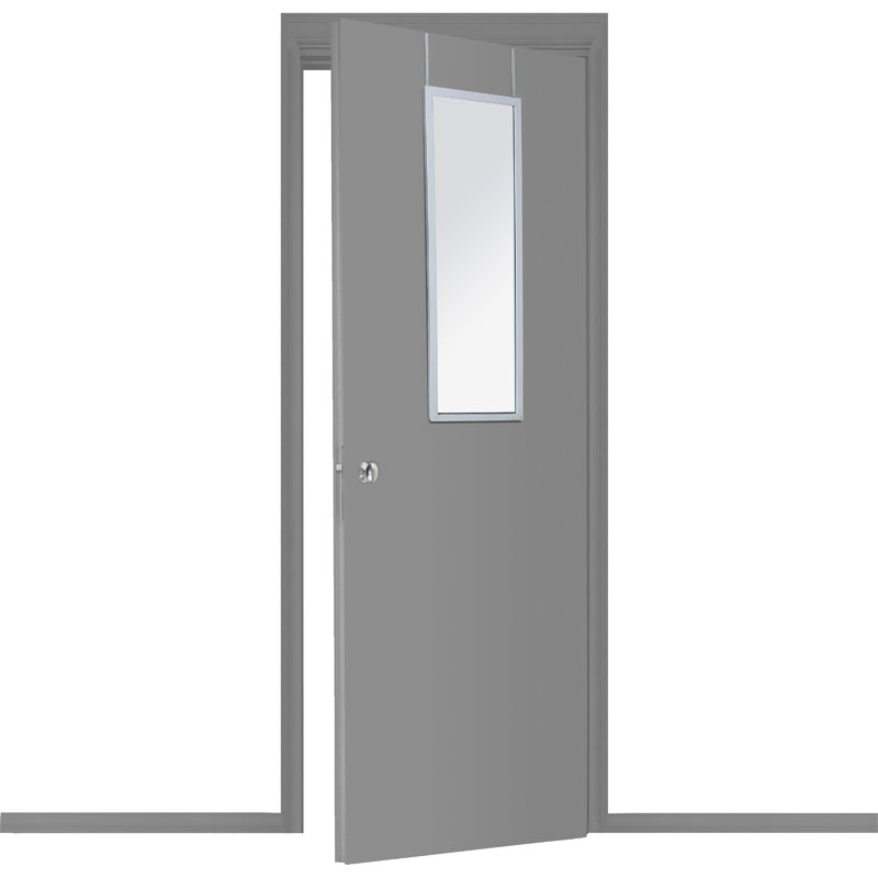 Καθρέπτης πόρτας PWD-0111 pakoworld polyresin-ασημί 34x1.7x94εκ