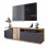 Έπιπλο τηλεόρασης Elana pakoworld sonoma-ανθρακί 150x29.5x46.3εκ