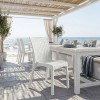 Καρέκλα Confident pakoworld PP λευκό