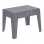 Τραπέζι Cosmic pakoworld PP ανθρακί 55x40x43.5εκ