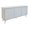 Μπουφές Billie pakoworld sonoma-γκρι 149x40x77εκ
