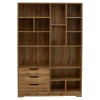 Βιβλιοθήκη Lucinda pakoworld oak 120x29.8x180.5εκ