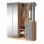 Έπιπλο εισόδου Doorse pakoworld μελαμίνης ανθρακί-oak 147.5x35x180εκ