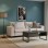Καναπές Verona 3θέσιος cream - μαξιλάρια mocha 225x93x100εκ