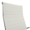 Καρέκλα γραφείου διευθυντή Valter pakoworld λευκό pu 55.5x58x108εκ
