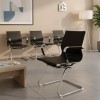 Καρέκλα γραφείου επισκέπτη Valter pakoworld μαύρο pu 55.5x48x88εκ