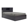 Κρεβάτι με στρώμα Olympus-Perfecto pakoworld wenge 120x200εκ