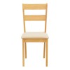 Τραπεζαρία Dallan Country pakoworld 7τεμ σε φυσική απόχρωση rubberwood 120-150x80x74εκ