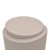 Βοηθητικό τραπέζι Fortox pakoworld MGO cappuccino Φ40x49.5εκ