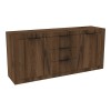 Μπουφές Doha pakoworld καρυδί με oak 180x45x80.5εκ