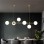 Φωτιστικό οροφής Bemfy pakoworld led χρυσό μεταλλικό 120x15x15εκ