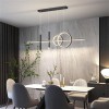 Φωτιστικό οροφής Neron pakoworld led μαύρο μεταλλικό 100x25x26εκ