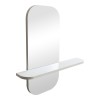 Καθρέπτης Lunaria pakoworld λευκό MDF 60x11.5x60εκ