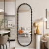 Καθρέπτης Myrtus pakoworld μαύρο μέταλλο 40x2,5x160 εκ