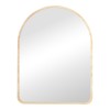 Καθρέπτης Selene pakoworld MDF σε φυσική απόχρωση 46x1.2x60 εκ