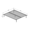 Κρεβάτι διπλό Lucabel pakoworld κρεμ 160x200εκ