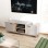 Έπιπλο τηλεόρασης Polenio pakoworld cappuccino με φυσικό 150x40x53εκ