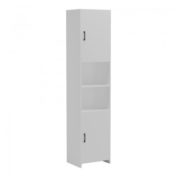 Ντουλάπι-στήλη Perlina pakoworld λευκό 40x32x175εκ