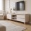 Έπιπλο τηλεόρασης Belka pakoworld κρεμ με oak 155x45x53,6εκ