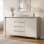 Μπουφές Belka pakoworld κρεμ με oak 155x45x93,7εκ