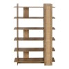 Βιβλιοθήκη Oslo pakoworld sonoma 100x32x146.5εκ