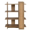 Βιβλιοθήκη Oslo pakoworld sonoma 75x32x95εκ