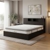 Κρεβάτι με στρώμα Olympus Utopia pakoworld wenge 160x200εκ