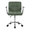Καρέκλα γραφείου Buleco pakoworld λαδί ύφασμα 56x46x74-86εκ