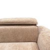 Γωνιακός καναπές-κρεβάτι Lemance pakoworld αριστερή γωνία με μπεζ ύφασμα 255x168x82εκ