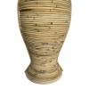 Βάζο Virnia Inart pe rattan σε φυσική απόχρωση Φ40x100εκ