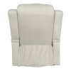 Πολυθρόνα relax με μηχανισμό massage Gessel pakoworld μπεζ ύφασμα 80x90x98εκ