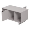 Τραπέζι σαλονιού Nalinda pakoworld taupe 100x55x55εκ