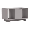 Τραπέζι σαλονιού Nalinda pakoworld taupe 100x55x55εκ