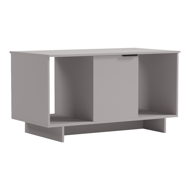 Τραπέζι σαλονιού Nalinda pakoworld taupe 100x55x55εκ