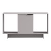 Τραπέζι σαλονιού Nalinda pakoworld taupe 100x55x55εκ