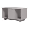 Τραπέζι σαλονιού Nalinda pakoworld taupe 100x55x55εκ